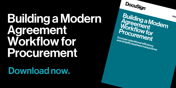 Building a Modern Agreement Workflow for Procurement